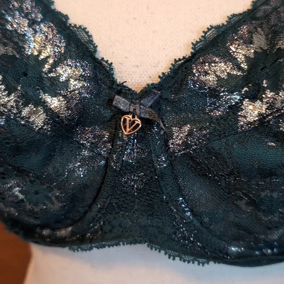 Body by Victoria VICTORIA'S SECRET Unlined Stretch Lace Demi Bra 38DD - Picture 3 of 13